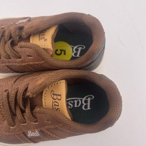 Bass Toddler Boys Shoes Size 5‎ | 753297-C9H Brown Slip On Loafers - Picture 6 of 7